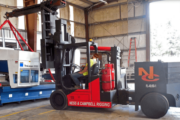 Versalift rigging machinery NessCampbell