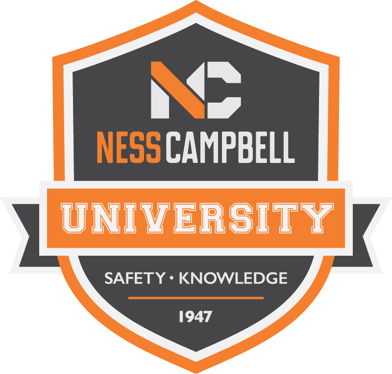 NessCampbell Crane + Rigging university logo | Crane Company | NessCampbell